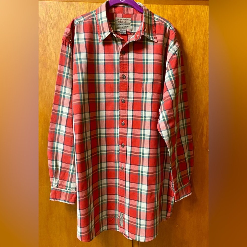 Abercrombie & Fitch Co. “The Big Shirt” Men’s Plaid